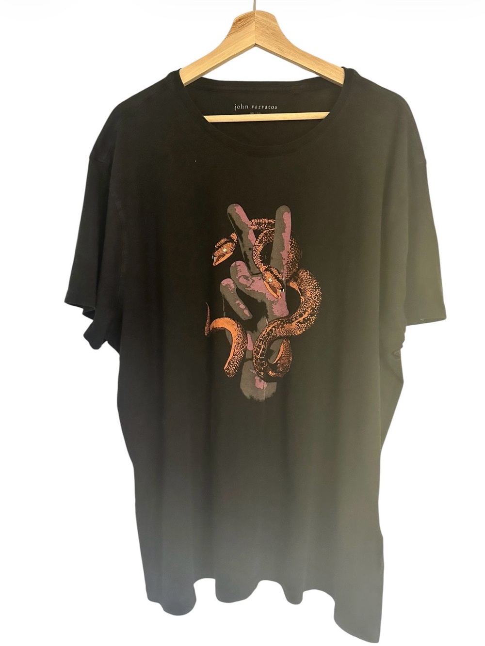NWOT John Varvatos Graphic Cotton T-Shirt, XXL